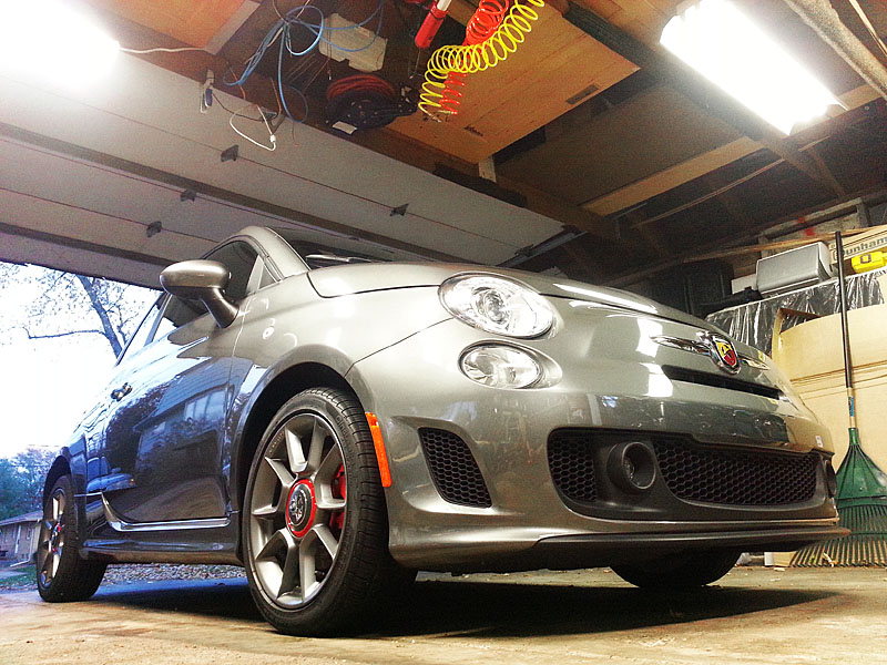 As clean as she can look in the dirty garage