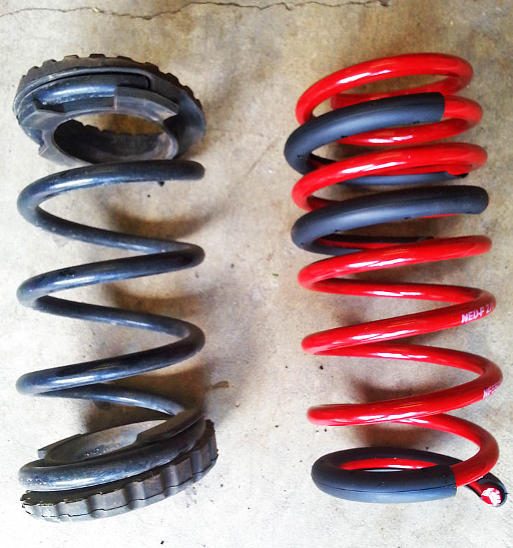 Neu-f vs stock front spring