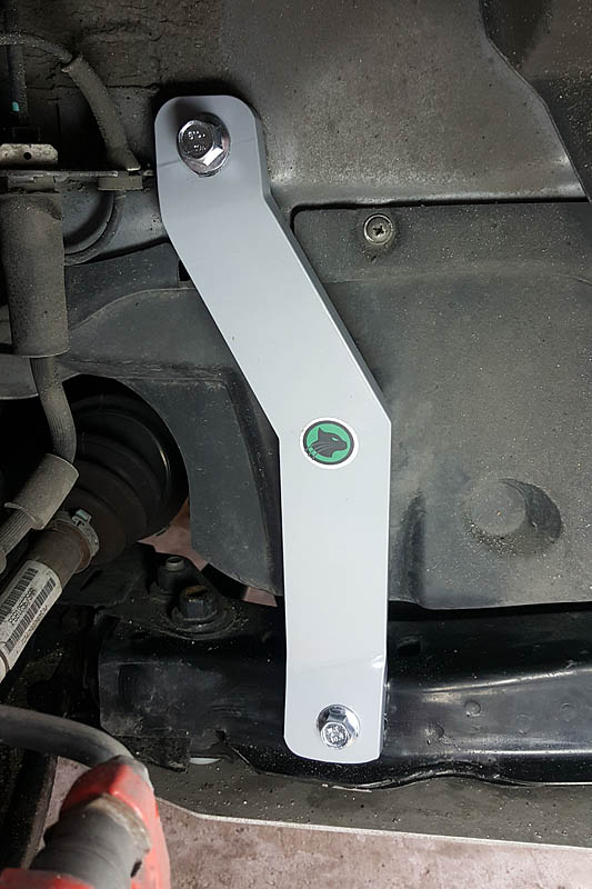Passenger side mounted up